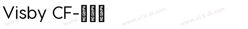 Visby CF字体转换